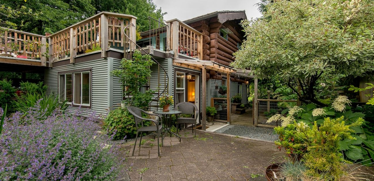 Estuary garden patio in Squamish BC Squamish, British Columbia