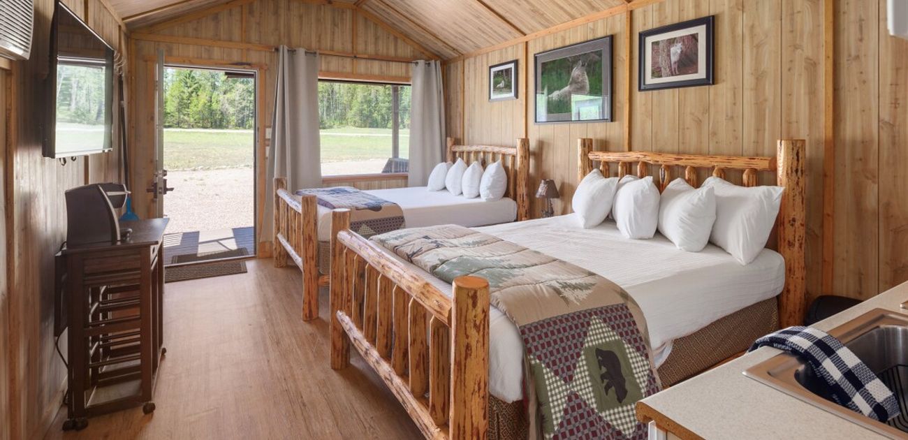 Sky Eco Wolf Den Cabin Coram, Montana Vacation Rentals HiChee