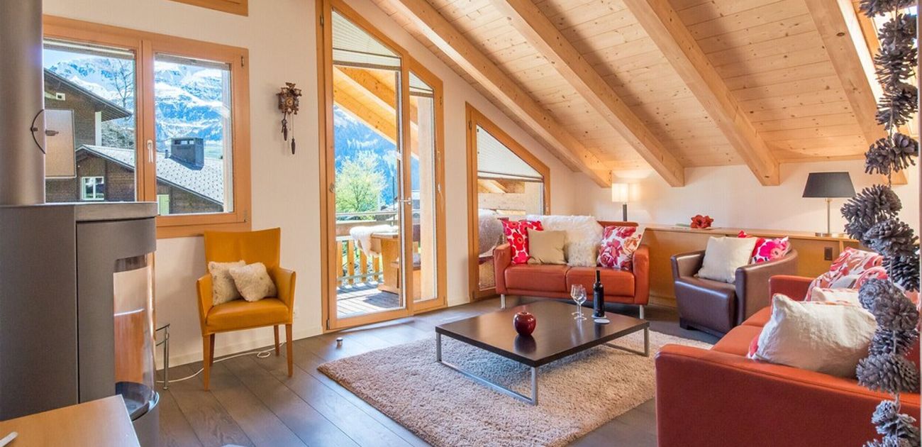 Duplex Penthouse In Chalet Luna - Wengen, Bern Vacation Rentals 