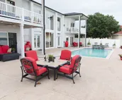 Lakehouse with private pool