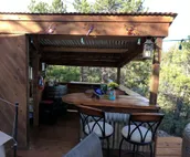 Sibley Bell Tent 2 @EvansCliff, Hot Tub! Beautiful Canyon High-rise deck