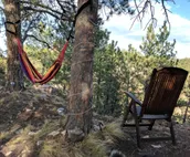 Sibley Bell Tent 2 @EvansCliff, Hot Tub! Beautiful Canyon High-rise deck