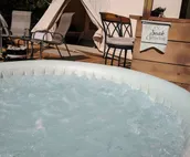 Sibley Bell Tent 2 @EvansCliff, Hot Tub! Beautiful Canyon High-rise deck