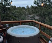 Sibley Bell Tent 2 @EvansCliff, Hot Tub! Beautiful Canyon High-rise deck