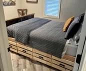 Stay in historic downtown Hays in upscale accommodations