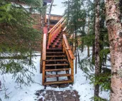 Studio with private hot tub, WiFI, & tranquil glacier views