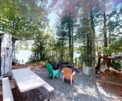 Inviting House on Private Island with Firepit, Private Dock, & Outdoor Shower