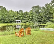 Berkshires Home on 11 Acres w/ Pond & 2 Fire Pits!