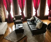 Contemporary loft style apartment in the heart of Historic Downtown Lawrence KS.