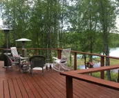 The Rusty Salmon Lake House with Deck and Dock