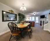 At River`s Edge On The Hooch - Amazing 3-level condo with 2 hot tubs overlooking