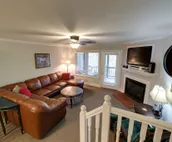 At River`s Edge On The Hooch - Amazing 3-level condo with 2 hot tubs overlooking