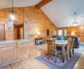Sunny Woods Cabin - Beautifully designed modern rustic getaway with fire pit