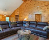 Sunny Woods Cabin - Beautifully designed modern rustic getaway with fire pit