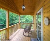 Sunny Woods Cabin - Beautifully designed modern rustic getaway with fire pit