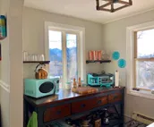 Retro 50's charm with modern amenities