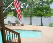 Lake Front Property With Swimming Pool In Quiet Neighborhood