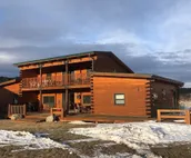 Spacious Log Home in Whitewood, SD available year around.