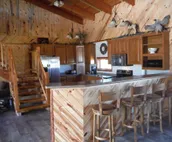 Spacious Log Home in Whitewood, SD available year around.