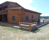 Spacious Log Home in Whitewood, SD available year around.