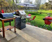Big house, hot tub, sauna, fireplace trampoline, fire pit...