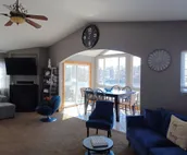 Penthouse on the lake, walking distance from Indiana Beach