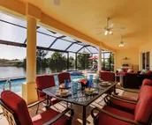 Scenic water view. 2 master suites with direct pool access. Villa Casa Amarilla