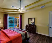 Scenic water view. 2 master suites with direct pool access. Villa Casa Amarilla