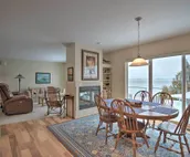 Lakefront De Tour Village Home w/ Deck & Fire Pit!