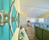 On the Beach w/direct beach access & Ocean Views! Electric Fireplace for winter!