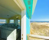 On the Beach w/direct beach access & Ocean Views! Electric Fireplace for winter!