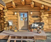 Fairbanks Log Cabin w/ Waterfront Deck & Views!