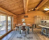 Fairbanks Log Cabin w/ Waterfront Deck & Views!