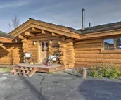 Fairbanks Log Cabin w/ Waterfront Deck & Views!