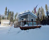 Chez Benz Cabin near Harding Lake State Recreation Area.