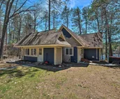 Quiet Waterfront Cabin w/ Dock, Game Room, Hot Tub