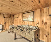 Quiet Waterfront Cabin w/ Dock, Game Room, Hot Tub