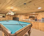 Quiet Waterfront Cabin w/ Dock, Game Room, Hot Tub