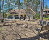 Quiet Waterfront Cabin w/ Dock, Game Room, Hot Tub