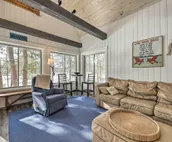 Quiet Waterfront Cabin w/ Dock, Game Room, Hot Tub
