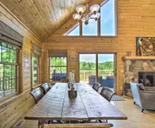 Cabin on Lake w/ 63 Acres & Trails + Guest House!