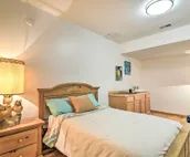 Cabin on Lake w/ 63 Acres & Trails + Guest House!