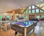 Cabin on Lake w/ 63 Acres & Trails + Guest House!