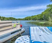 Cabin on Lake w/ 63 Acres & Trails + Guest House!