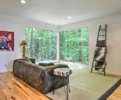 Cabin on Lake w/ 63 Acres & Trails + Guest House!