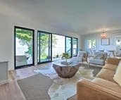 Modern Lake Michigan Home with 3 Lakefront Decks!