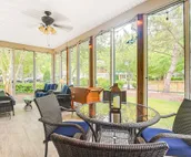 Sea Colony Tennis townhouse with private screened porch basketball, pool, & gym