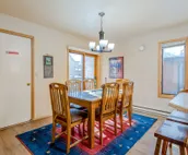 Spacious townhouse with ski & mountain views, deck, grill, & fireplace