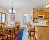Spacious townhouse with ski & mountain views, deck, grill, & fireplace