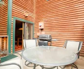 Spacious townhouse with ski & mountain views, deck, grill, & fireplace